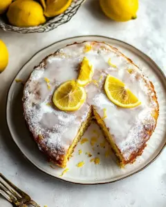 Easy Lemon Fritter Cake
