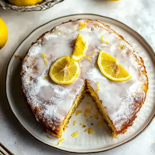 Easy Lemon Fritter Cake