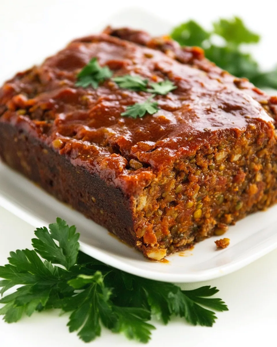 Easy Lentil Vegetable Loaf
