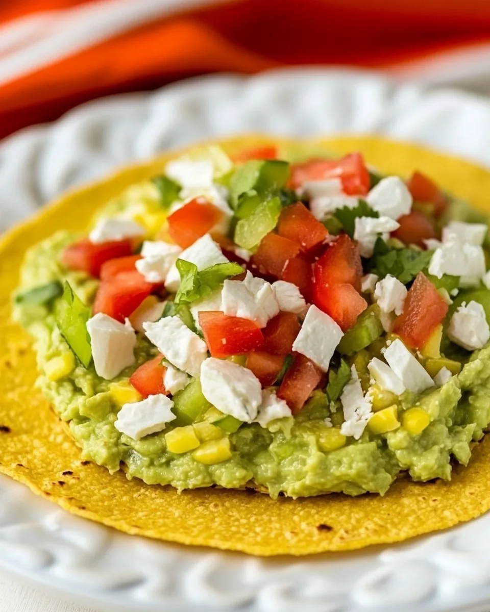 Easy Low Carb Guacamole Tostadas