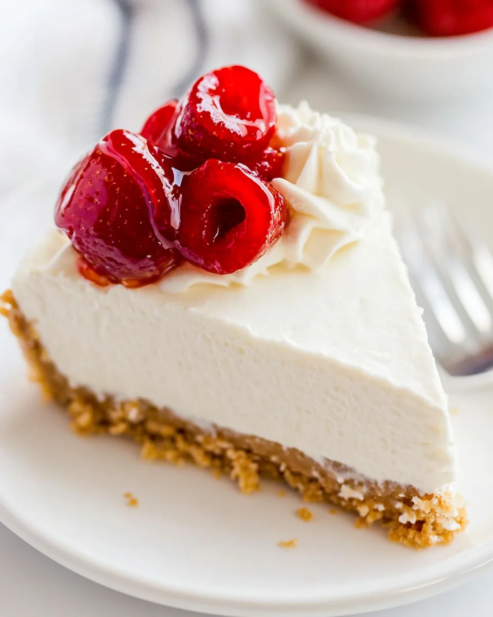Easy No Bake Cheesecake Recipe
