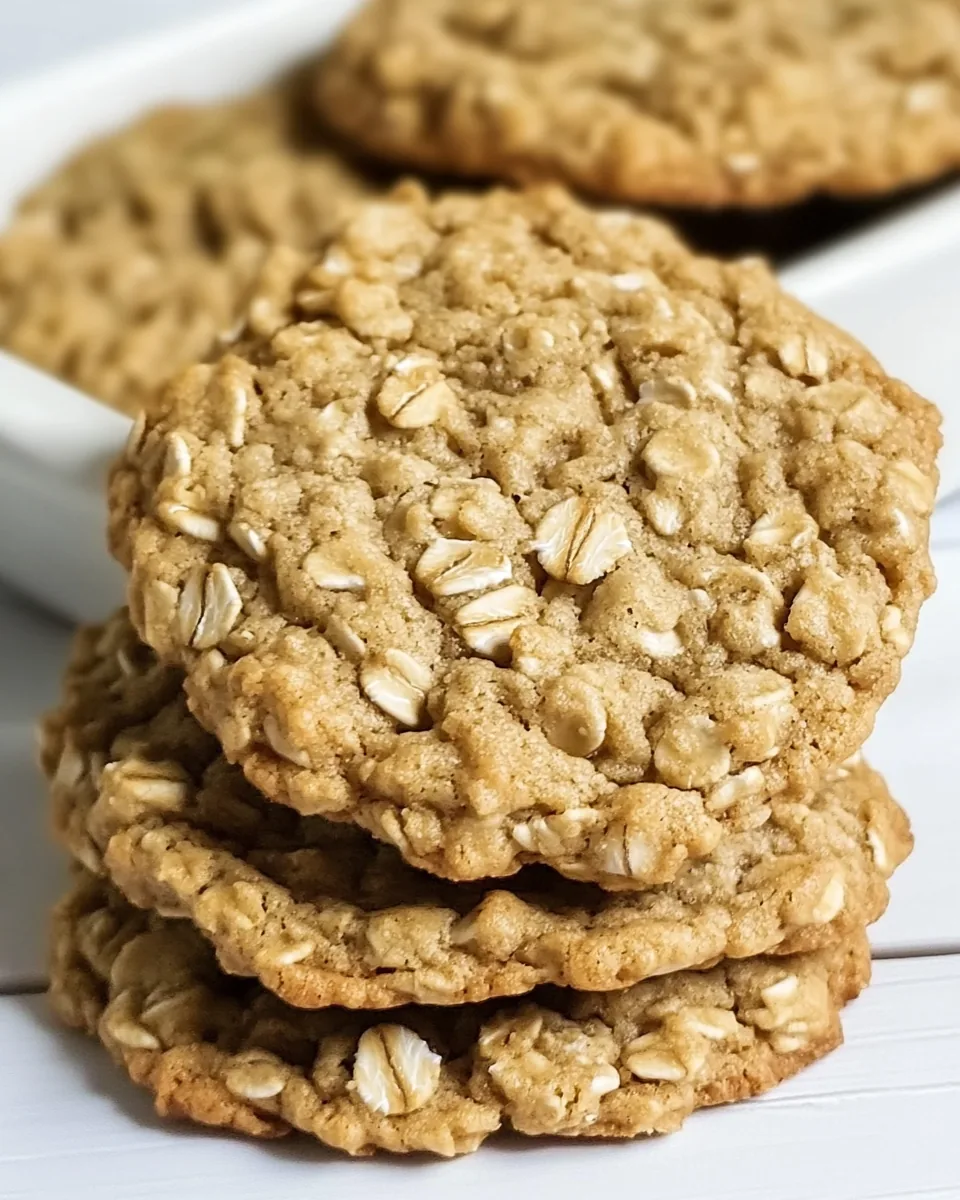 Easy Oatmeal Cookies