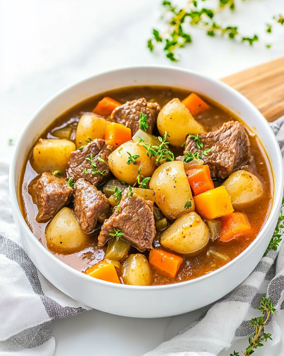 Easy Old Fashioned Beef Stew
