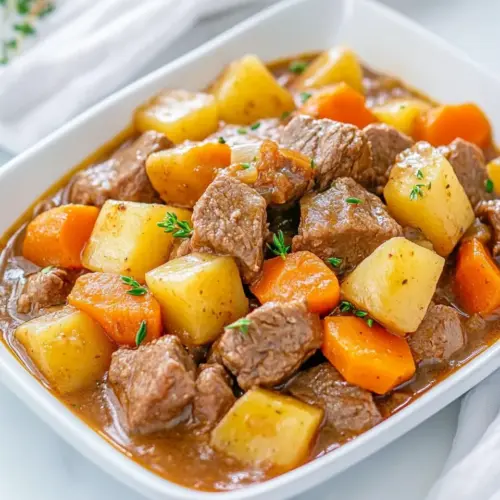 Easy Old Fashioned Beef Stew