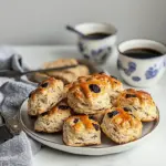 Easy Raisin Hot Cross Scones