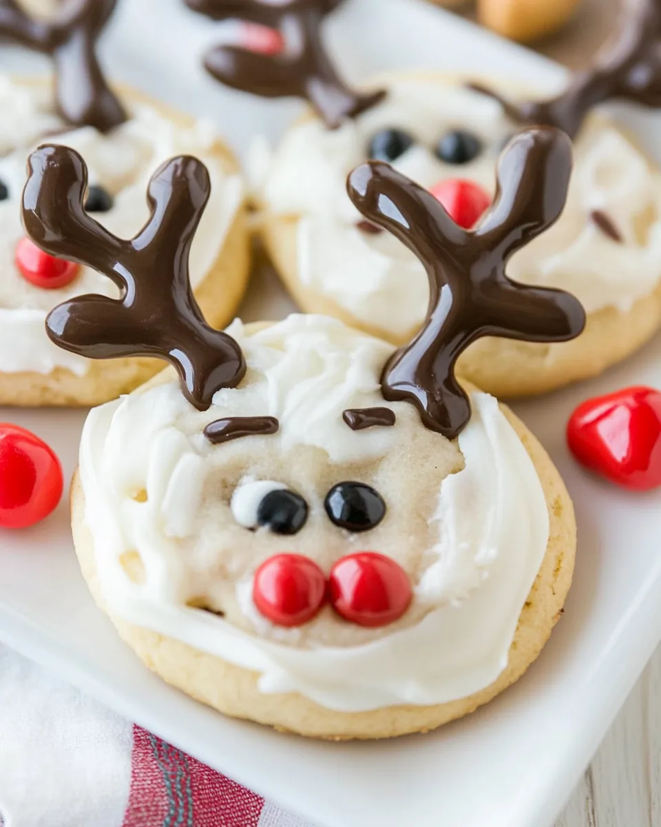 Easy Reindeer Cookies