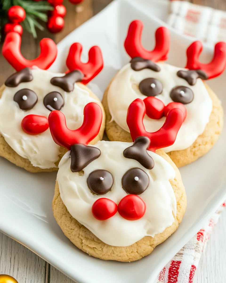 Easy Reindeer Cookies