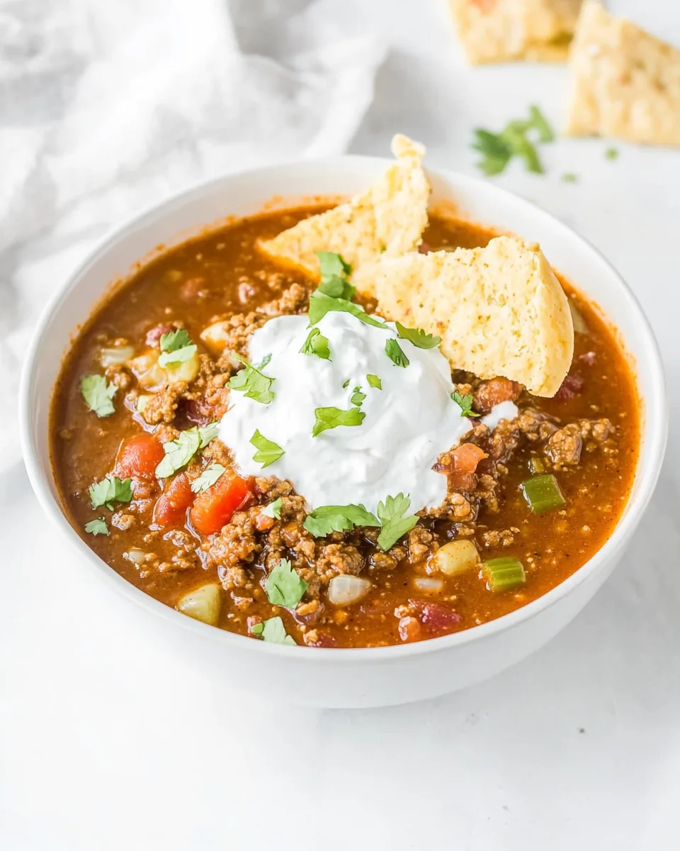 Easy Slow Cooker Chili