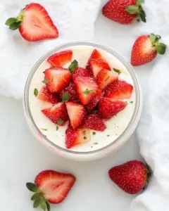 Easy Strawberries and Cream