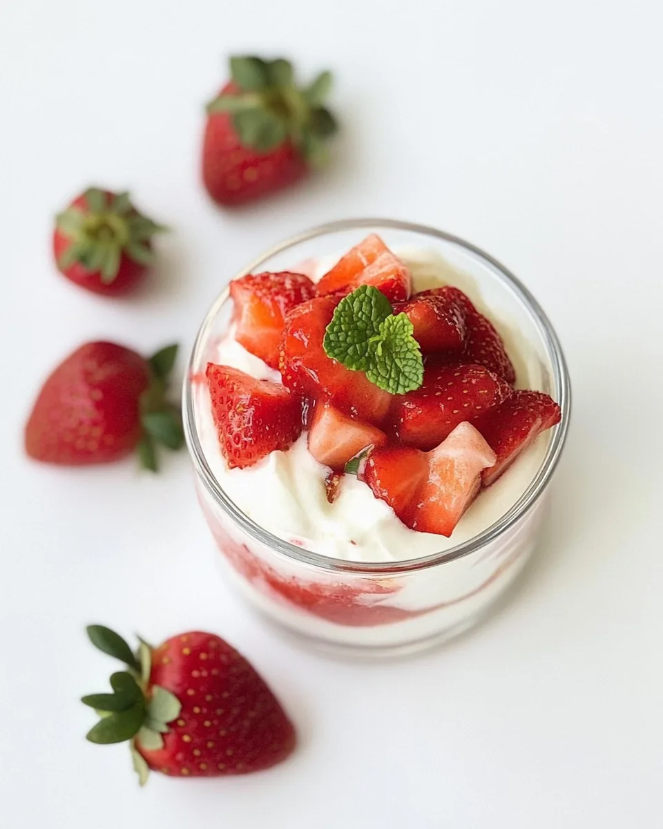 Easy Strawberries and Cream
