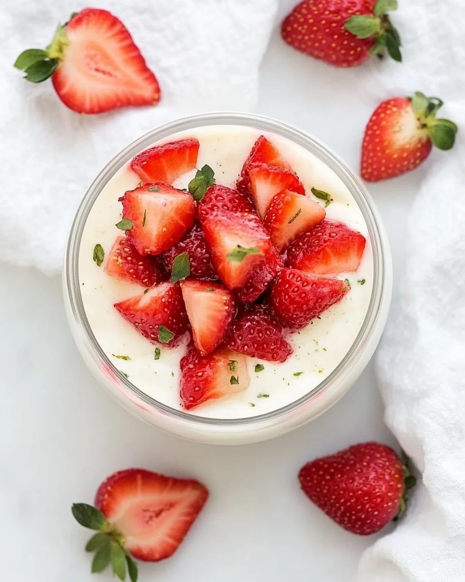 Easy Strawberries and Cream