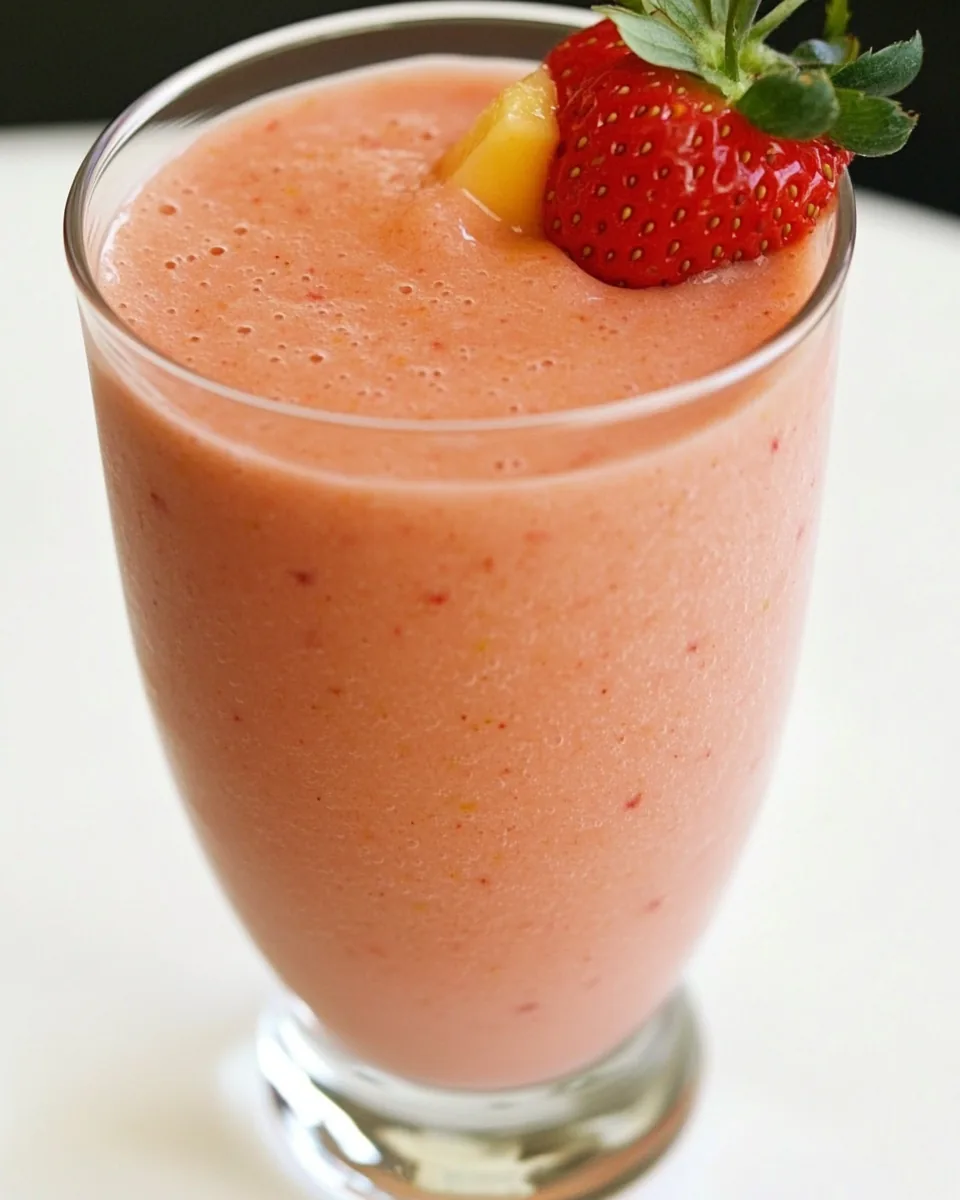 Easy Strawberry Mango Smoothie