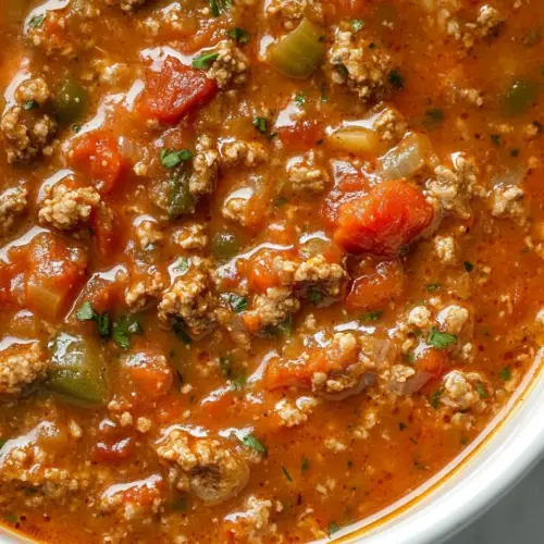 Easy Stuffed Pepper Soup
