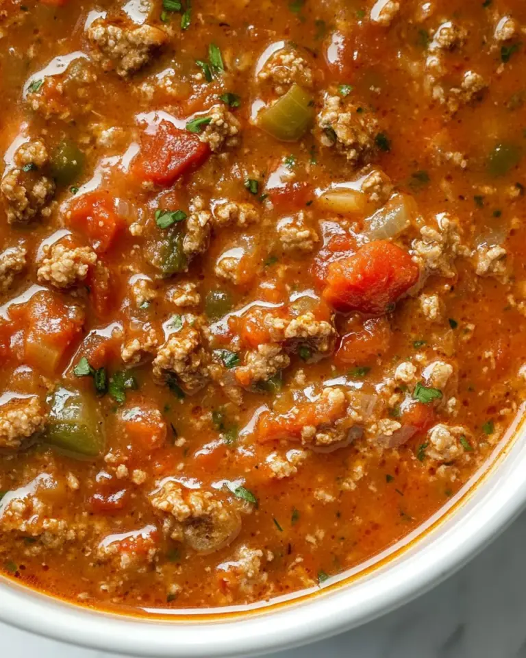 Easy Stuffed Pepper Soup