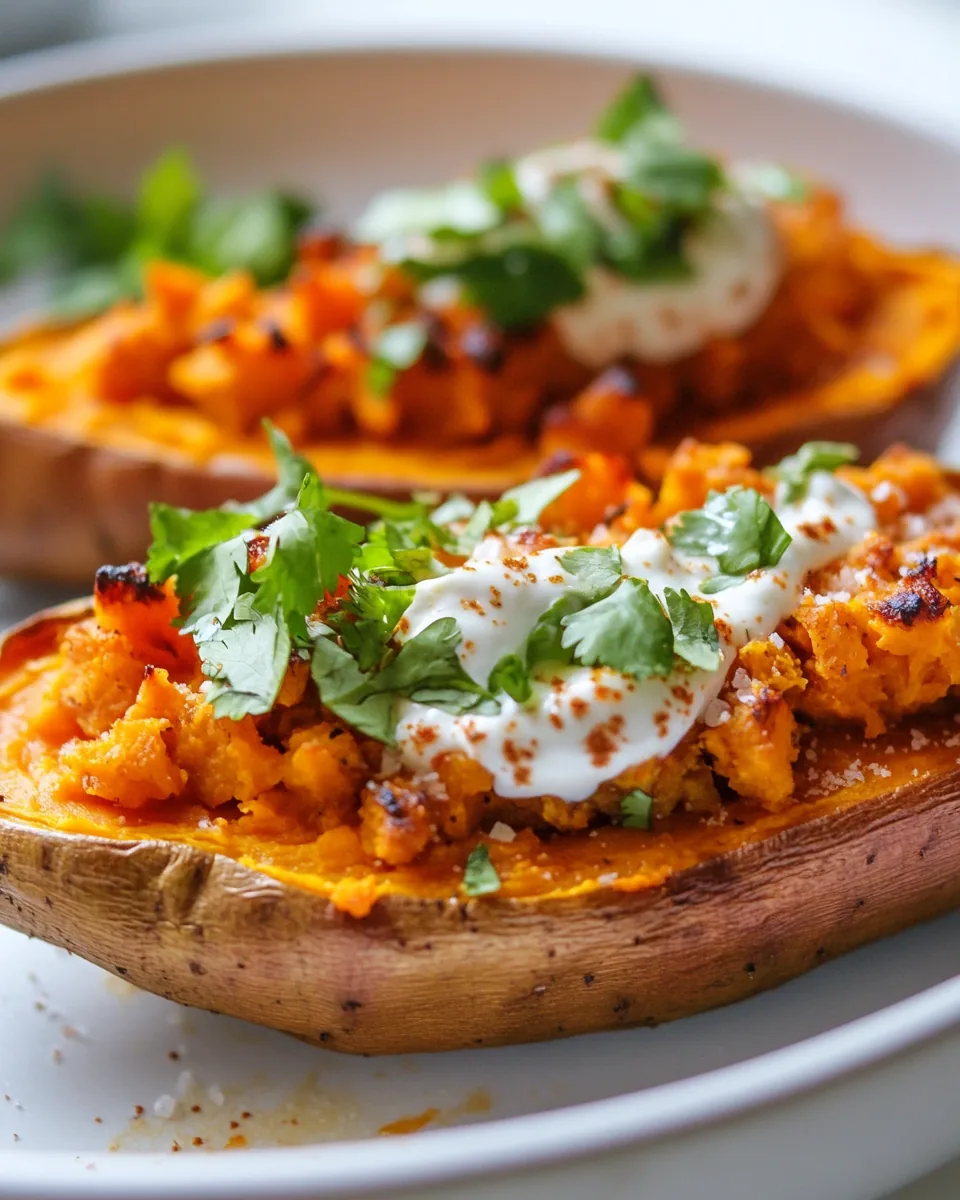 Easy Stuffed Sweet Potatoes