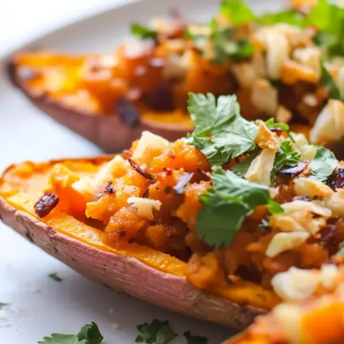 Easy Stuffed Sweet Potatoes
