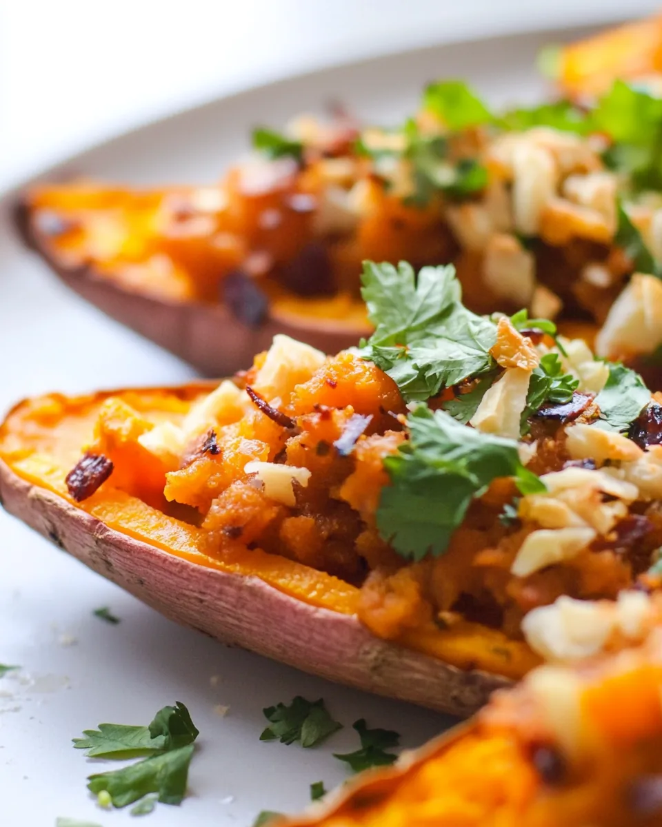 Easy Stuffed Sweet Potatoes