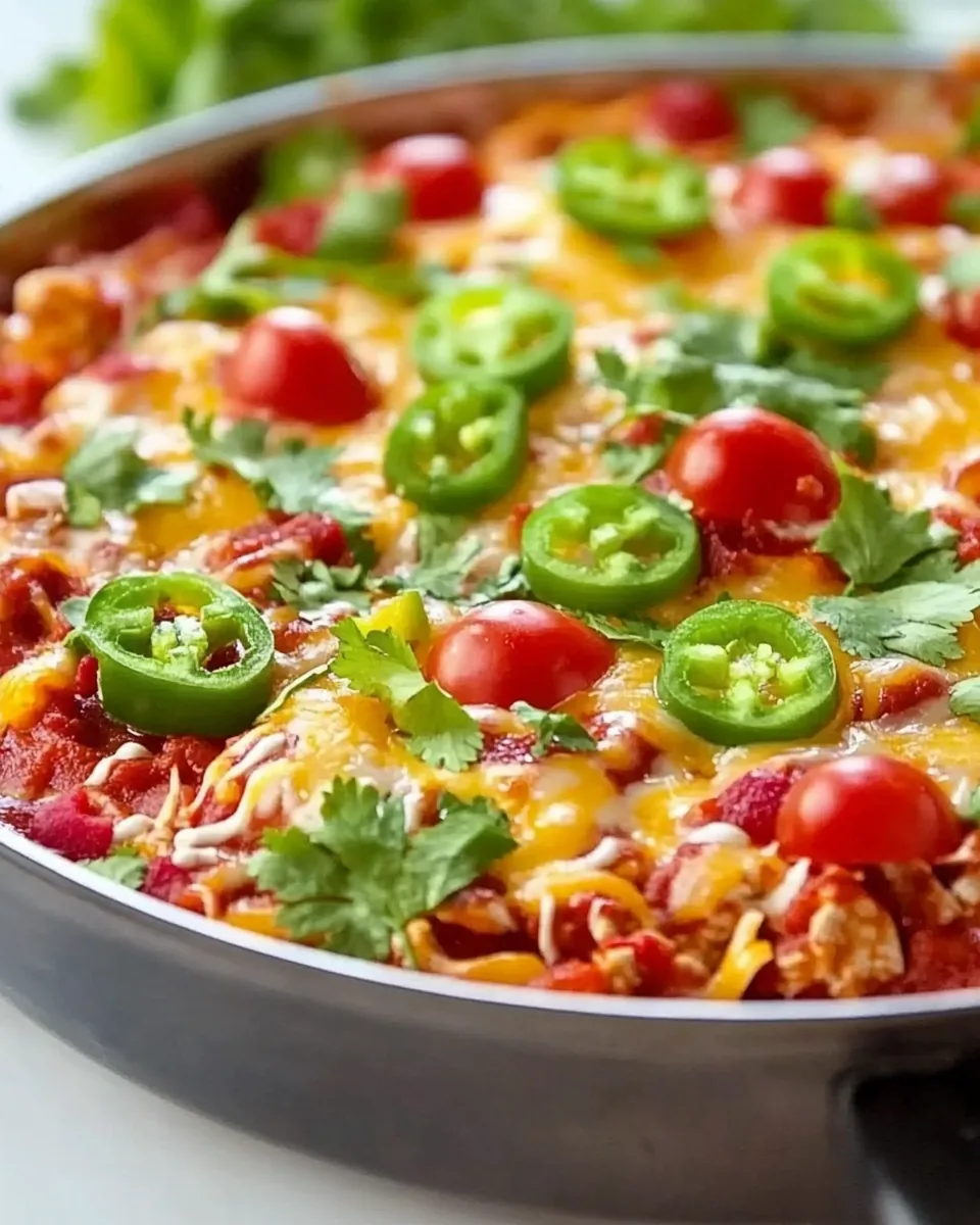 Easy Turkey Enchilada Skillet