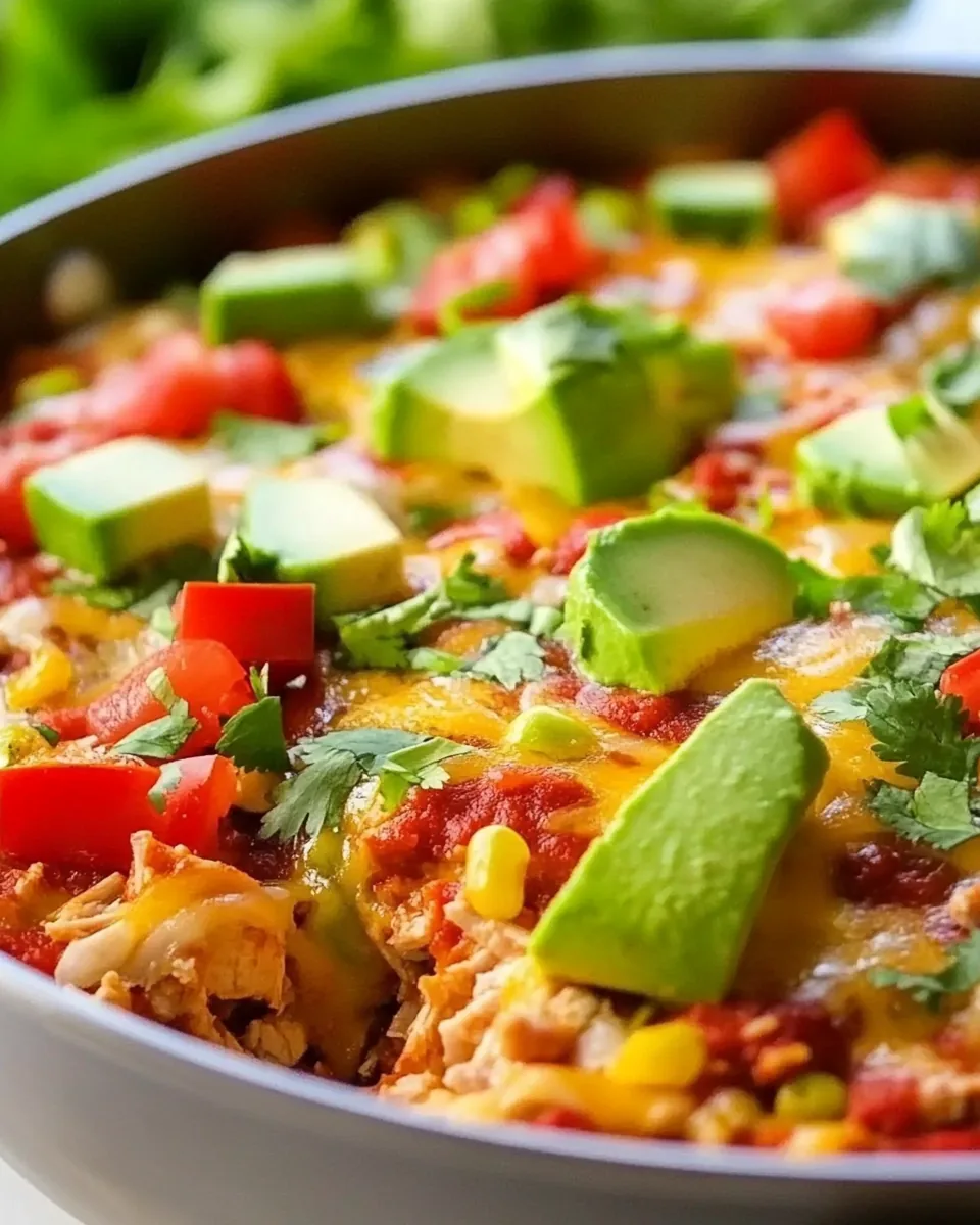 Easy Turkey Enchilada Skillet