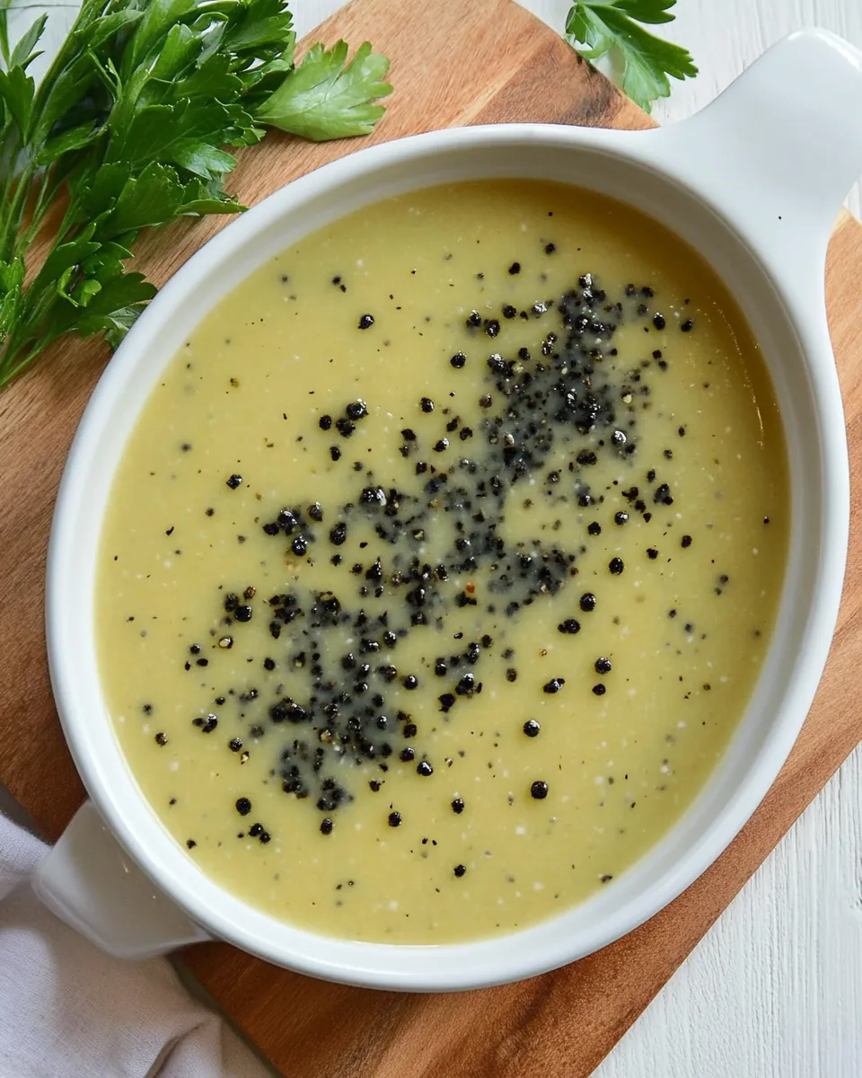 Easy Vegan Peppercorn Sauce