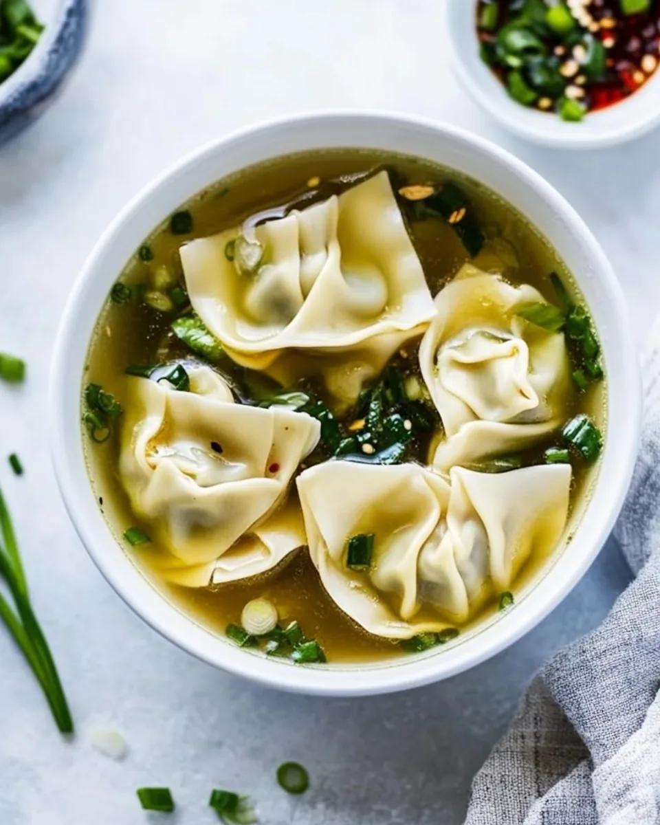Easy Wonton Soup