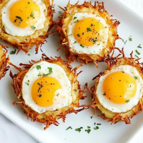 Egg and Crispy Potato Nests