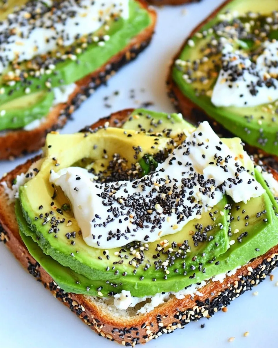 Everything Bagel Avocado Toast