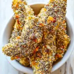 Everything Bagel Baked Chicken Tenders