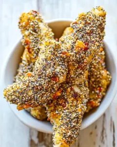 Everything Bagel Baked Chicken Tenders