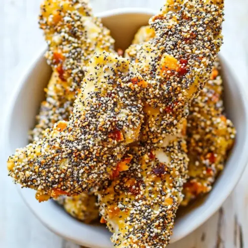 Everything Bagel Baked Chicken Tenders