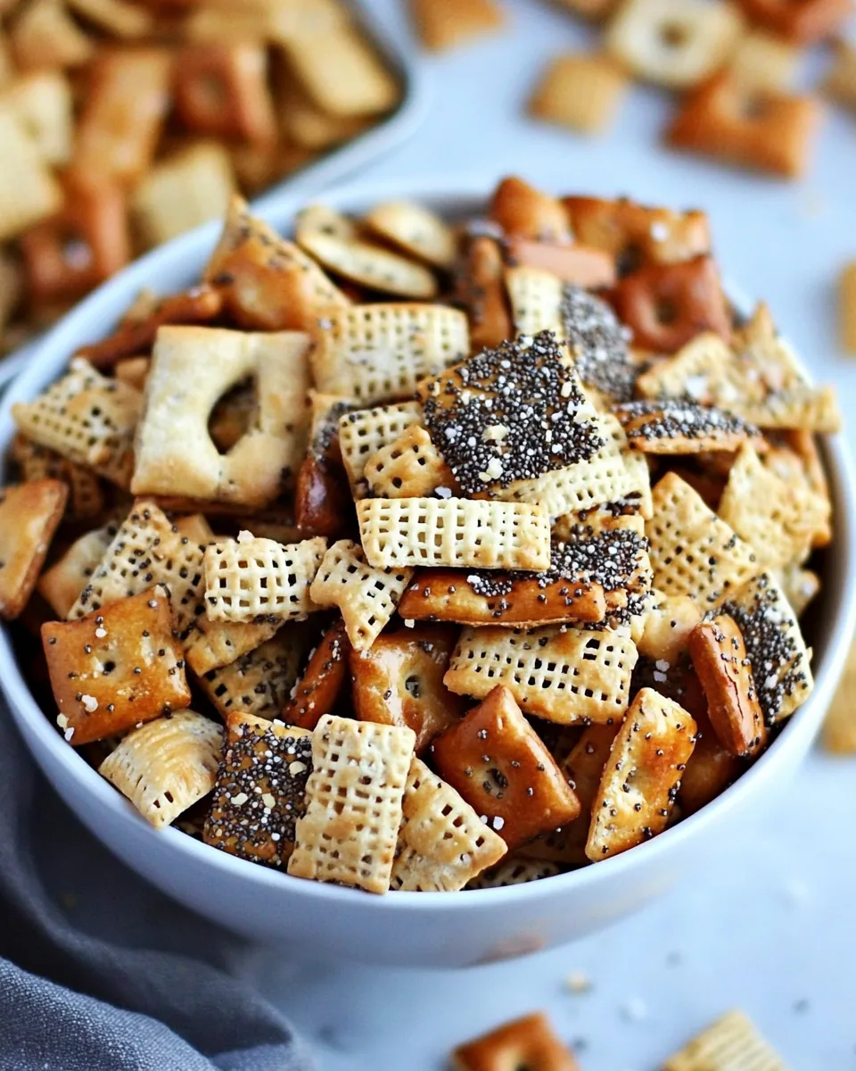 Everything Bagel Chex Mix