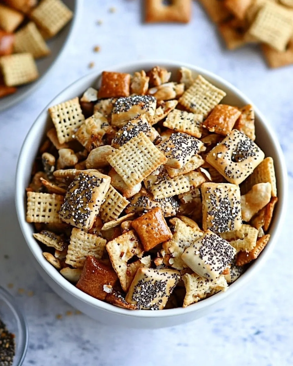 Everything Bagel Chex Mix