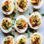 Falafel Spiced Deviled Eggs