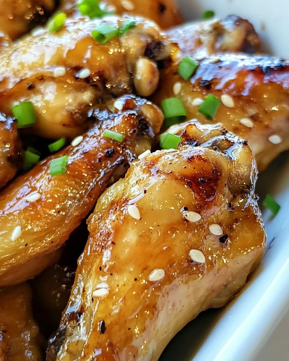 Fermented Honey Garlic Chicken Wings