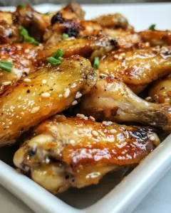 Fermented Honey Garlic Chicken Wings