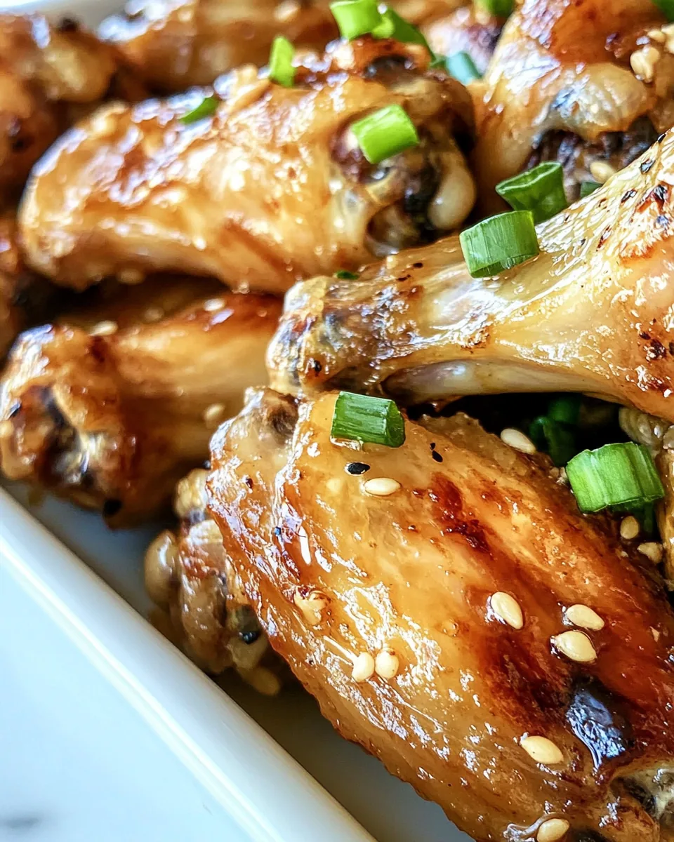Fermented Honey Garlic Chicken Wings
