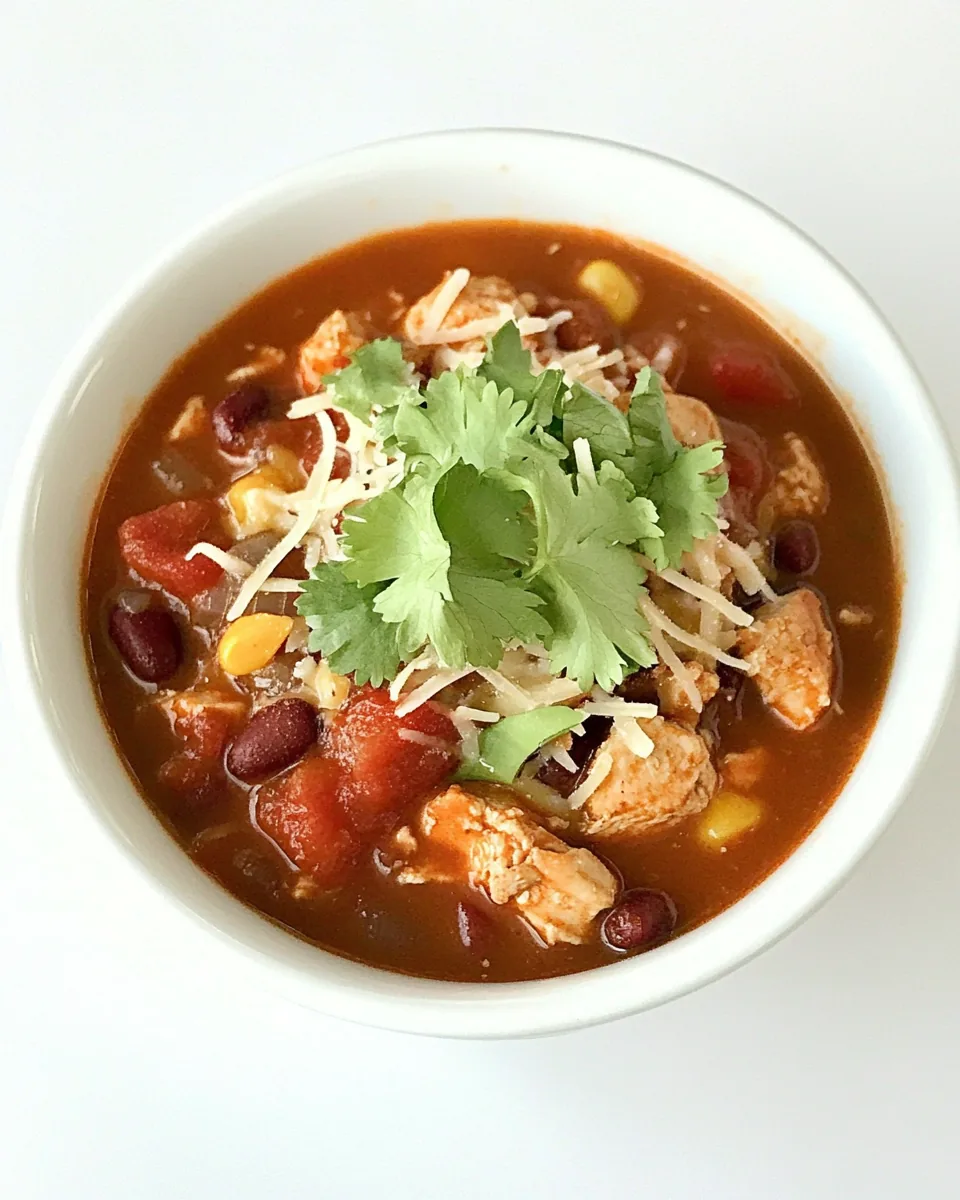 Fiery Chicken Chili