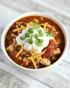 Fiery Chicken Chili