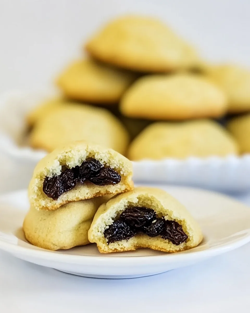 Filled Raisin Cookies