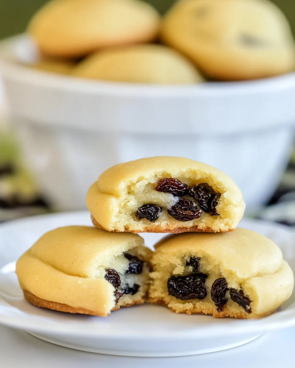 Filled Raisin Cookies