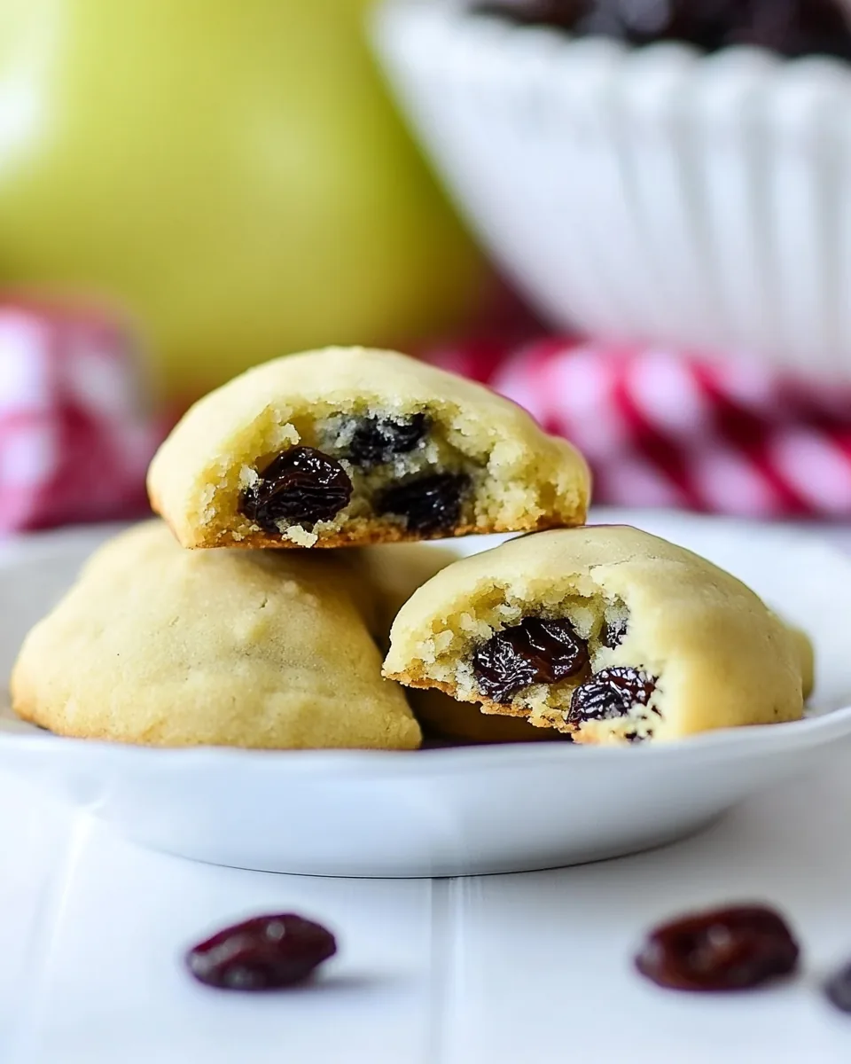Filled Raisin Cookies