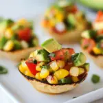 Fire Roasted Corn and Avocado Bites