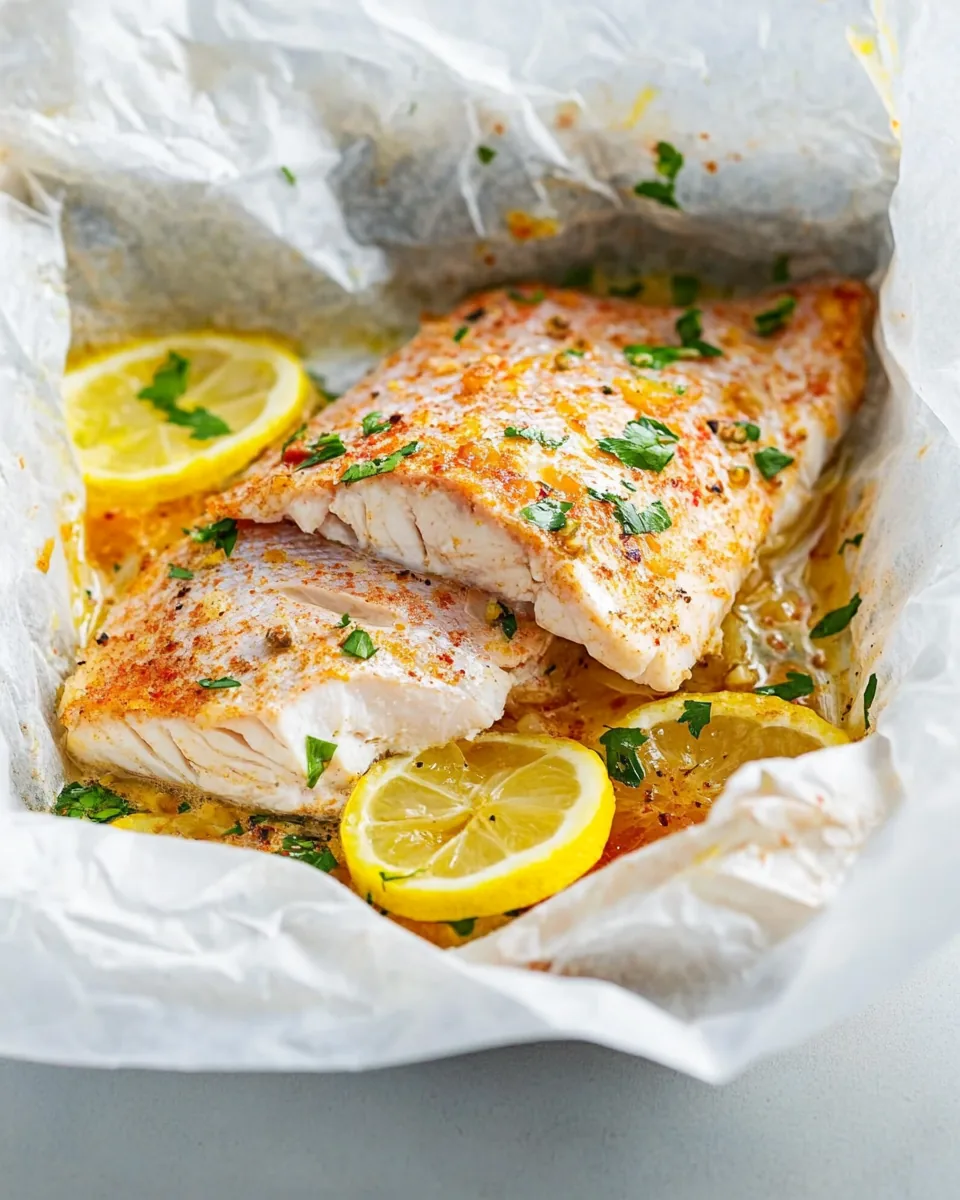 Fish in Parchment Paper