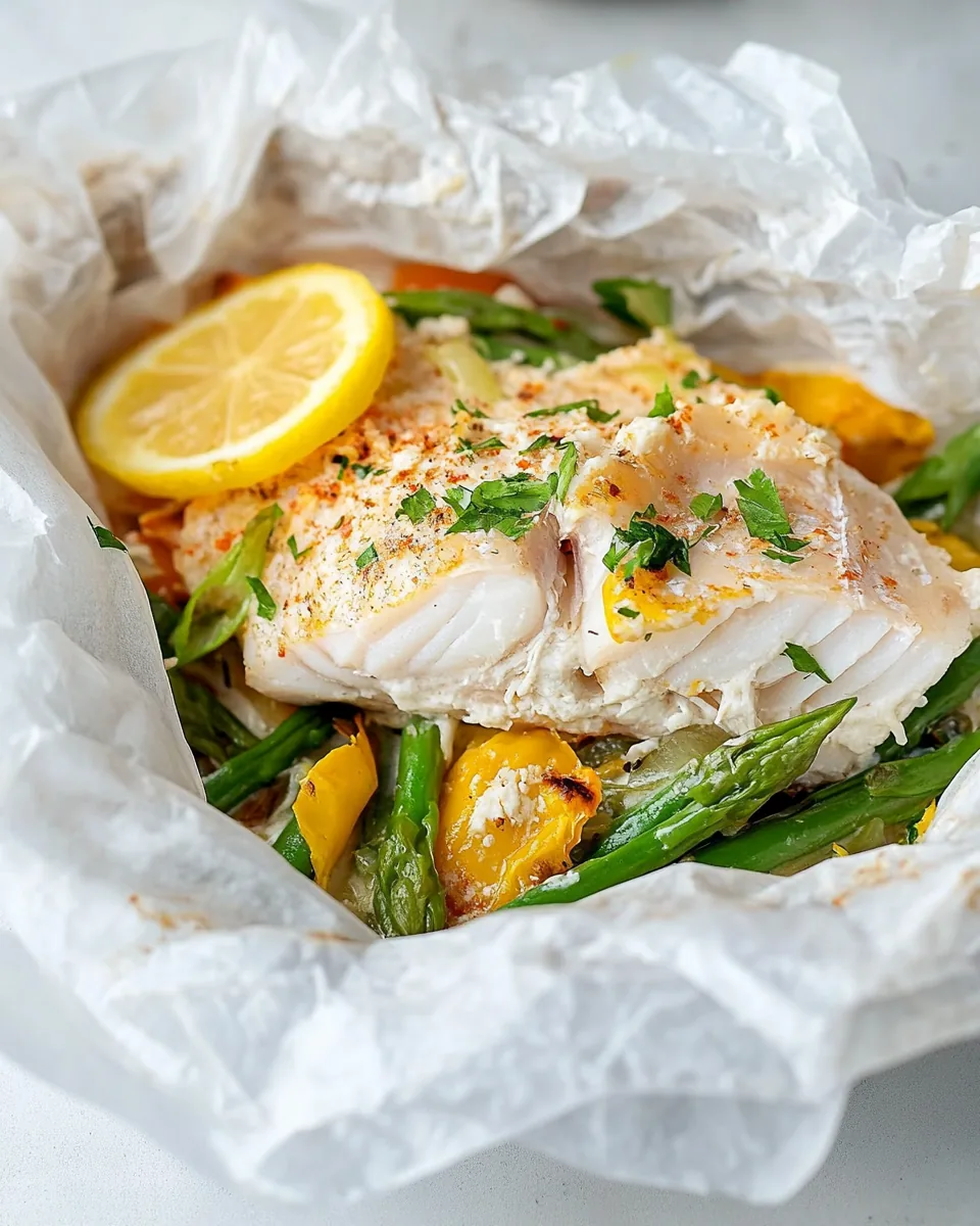Fish in Parchment Paper