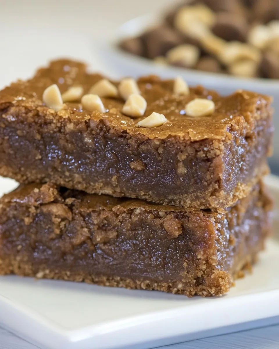 Flourless Peanut Butter Brookies