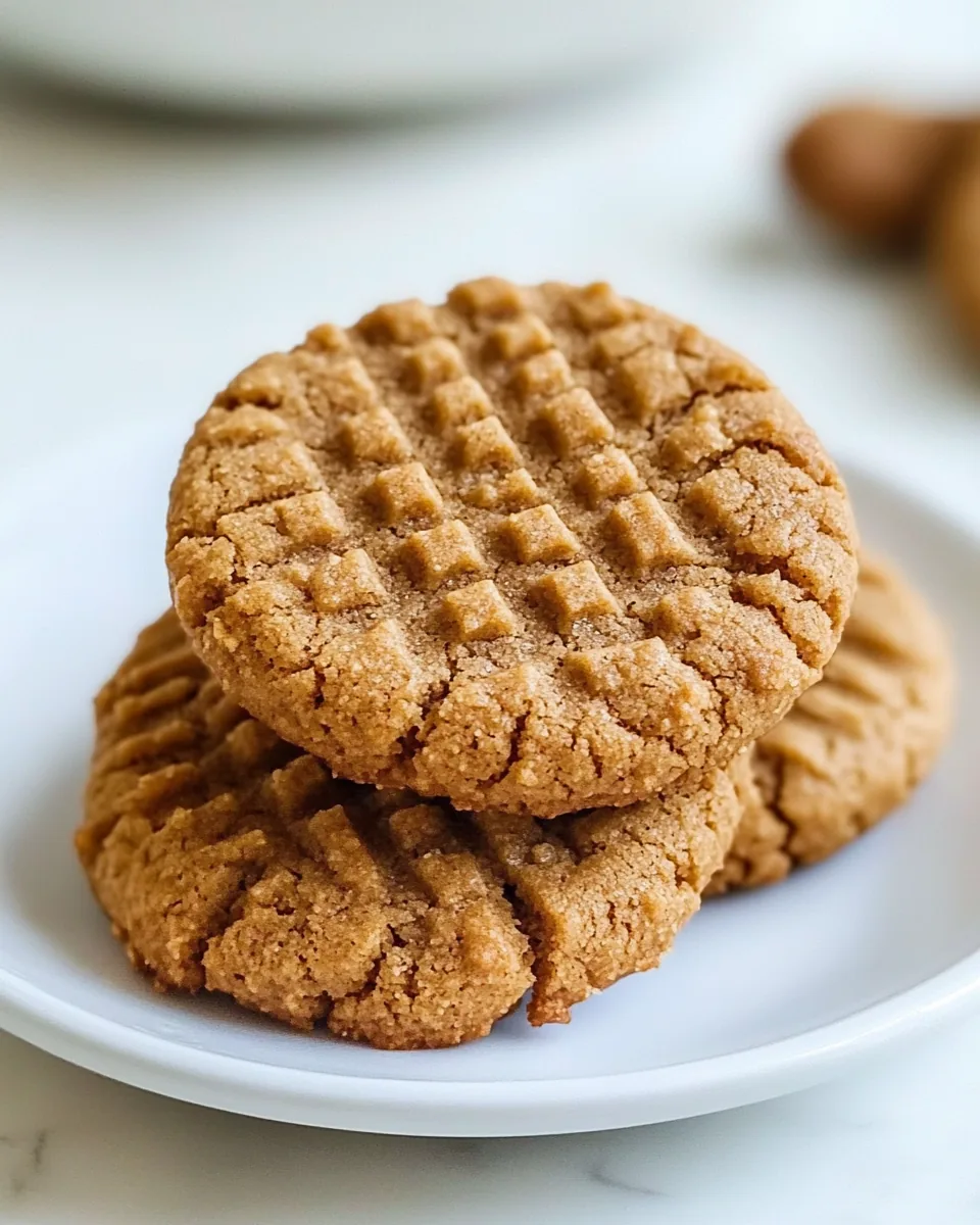 Flourless Peanut Butter Cookies