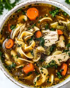 Flu Fighter Chicken Noodle Soup