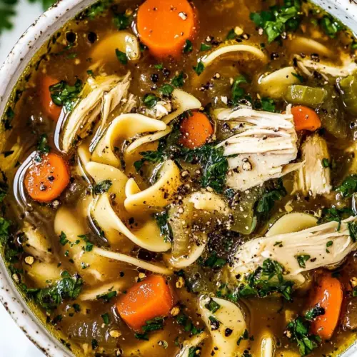 Flu Fighter Chicken Noodle Soup