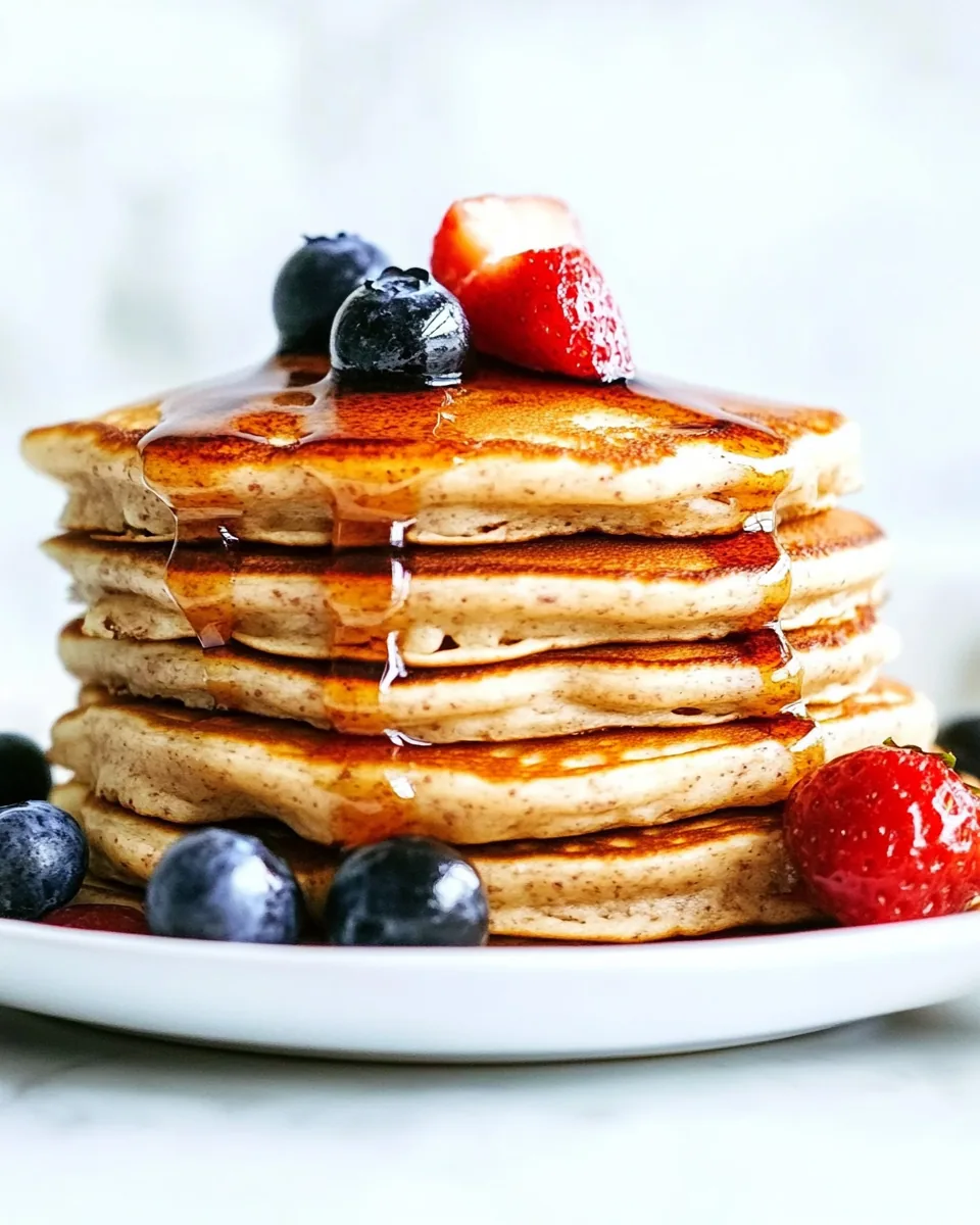 Fluffy Whole Wheat Pancakes