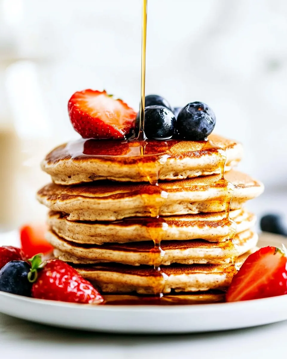 Fluffy Whole Wheat Pancakes